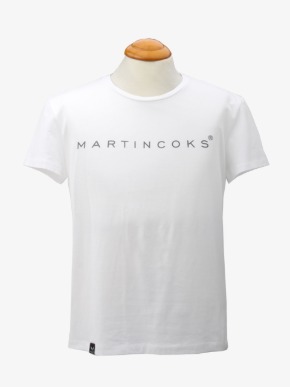 마틴콕스 면 스판 라운드 반팔 티셔츠 TRS-WHITE