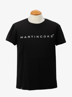 마틴콕스 면 스판 라운드 반팔 티셔츠 TRS-BLACK