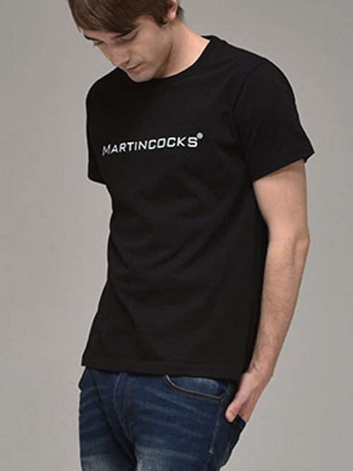 마틴콕스 뉴엠블럼 로고 티셔츠 RTS-C-1-BLACK